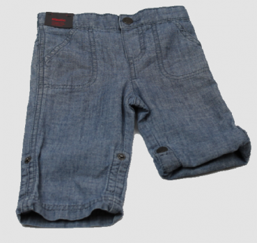 Esprit  Denim Sommerhose mit hochkrempelbaren Beinen aus softig weicher  Baumwolle  ( Größe: 68 )